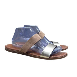 Sam Edelman Circus Gold and Tan Slide Sandal Size 10